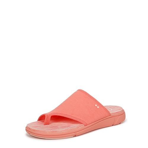 Ryka Womens Margo slide Slide Sandals BRIGHT CORAL 6 W