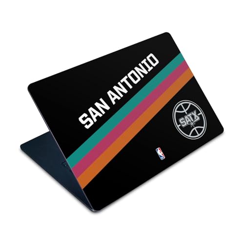 Sticker MacBook Air 15 M2 Fiesta Noir pour vibrer au rythme des Spurs