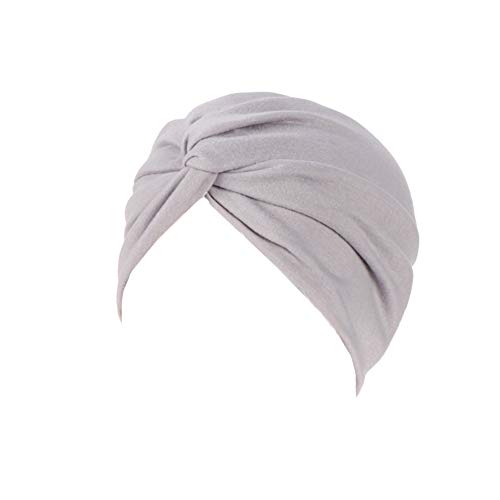 YONKOUNY Gorra Beanie De Tela Mujer Turbante para Cabeza Sombrero Indio Turbante Gorro Oncológico para Quimio Cáncer Pérdida de Pelo Cabello Gorro de Dormir
