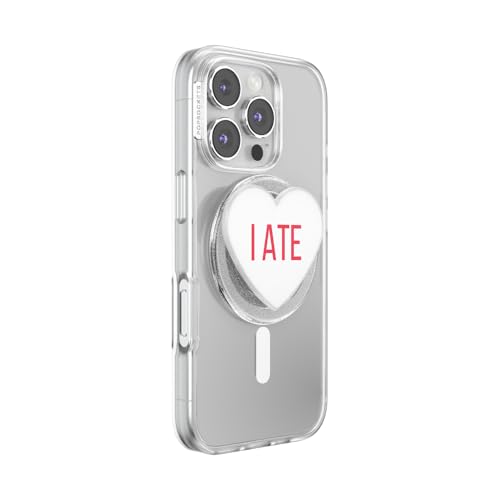 Image of PopSockets Phone Grip for MagSafe, Magnetic Holder, Phone Stand, Heart - Heart I Ate