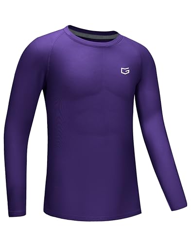 Boys Youth Compression Long Sleeve Football/Baseball Shirt