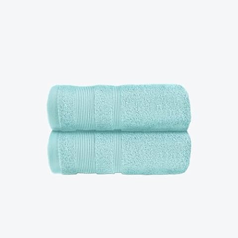 Allure Zero Twist Hand Towel Set, Duckegg Cover