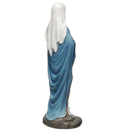 Estatua Virgen Nuestra Señora de Lourdes 15.5 cm miniatura 7