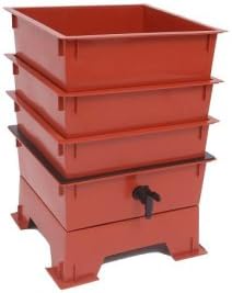 Worm Factory DS3BT 3-Tray Worm Composter, Black