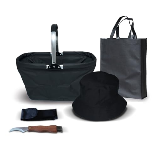 Froster Navaja Setas, Cesta Setas, Set de Recolector con Sombrero e Bolsa