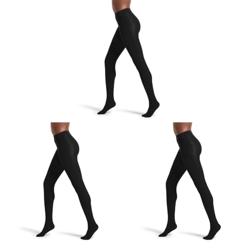 Image of No nonsense Women's Super Opaque Control Top Tights 90 Denier Soft High Waist Pantyhose