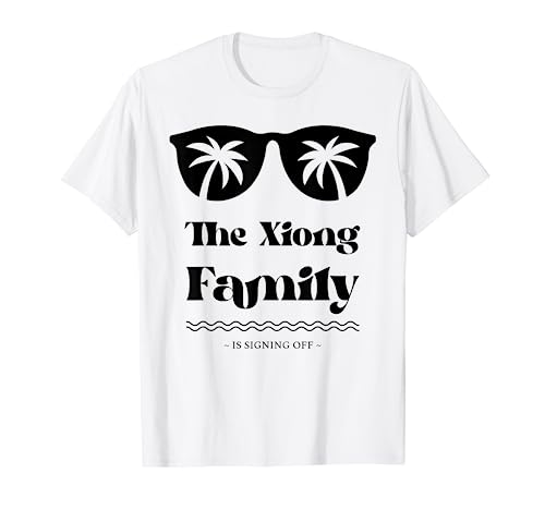 Xiong Family Vacation Matching Family Group T-Shirt