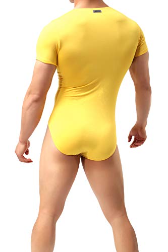 WOWHOMME Shapewear Tops Tank Bodysuit Leotard Swimwear Mens Underwear Wh40