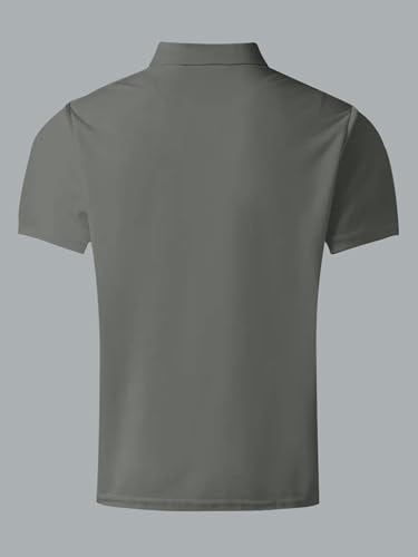 Image of Noble Monk Men's Regular Fit Polo Neck T-Shirt | Half Sleeve | Casual T-Shirt