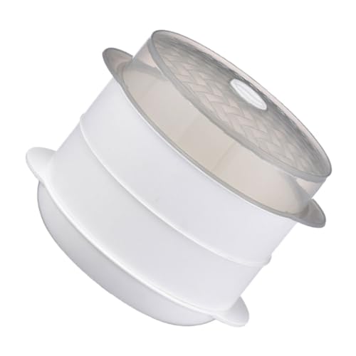 PHENOFICE Vaporera De Doble Capa Para Microondas Alta Temperatura Redonda Vaporera De Cocina