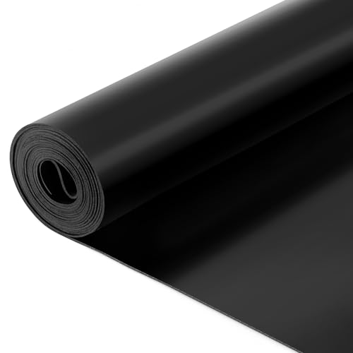 Image of 1 Pcs Neoprene Rubber Sheets Strip Roll 1 /16 Inch /16 inch W x 118 inch L Long Wear Resistant Gasket Strip for DIY Gaskets, Mats, Seals, Crafts, Flooring, Black