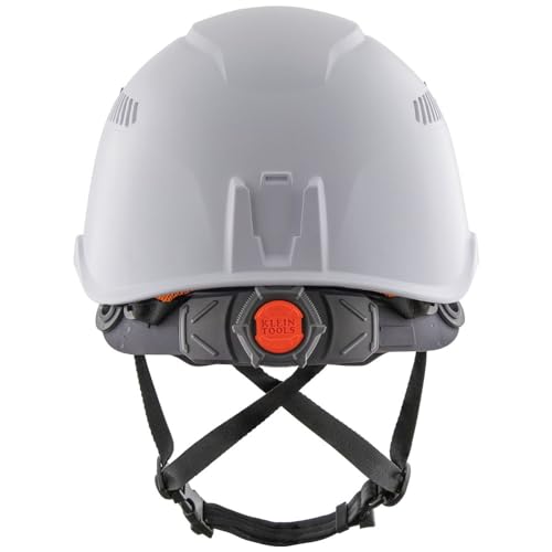 Correa de barbilla para casco Klein Tools con soporte de cuero 7