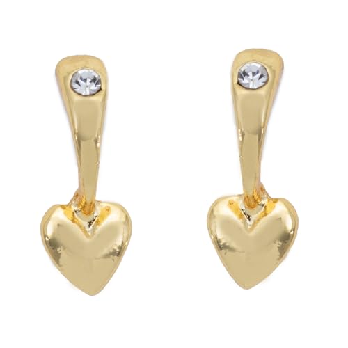 Gehena by Estele Base Metal with Crystal Love Stud Earrings for Women, Off-White (B08H9BTL36) Amazon Price History, Amazon Price Tracker