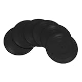 Alipis 6piezas Decoraciones Discos Vinilo Retro Decoración Pared Elegante Adorno Musical Fiesta