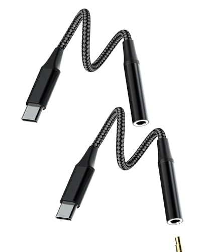 USB C - 3.5mm I[fBIA_v^[ iPhone 17 16 15 Pro Maxp (2pbN) wbhzAUXWbN AppleP[up iPad Xvb^[ S24 UltraCz DAC|[g AndroidX ⏕v