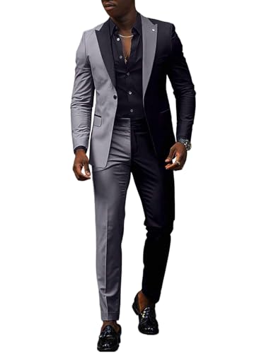 Costume pour marié homme avec revers de pointe élégant pour célébrations et cérémonies