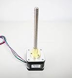 Jxjamp 4-Leiter-T8-Linearschrittmotor, 110-mm-Gewindespindel mit 2 Schrauben 17 34-mm-Körper