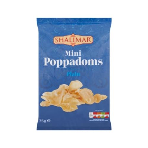 Shalimar Mini Poppadoms Plain 75g