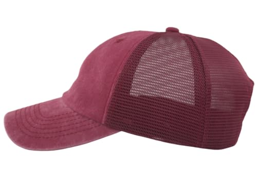 Image of TSSGBL M, L, XL, XXL Snapback Trucker Hats Baseball Caps Adjustable Blank Mesh Back Ball Caps for Men Women