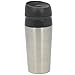com-four® Taza Termo con Cierre de presión rápida - Taza Aislante para Bebidas frías y Calientes - Taza Coffee to Go - 400 ml (1 Pieza - 400ml V1)