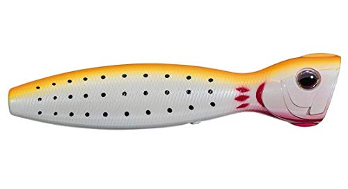 Daiwa Mebachi Popper 2 1/2 Oz 6.3" Floating, Yellow Pearl (Dmbp15F30) #TOP4
