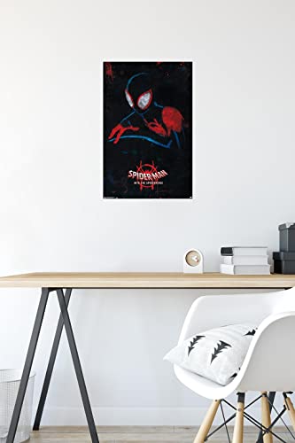 Poster Spider-Man avec support inclus pour installer une affiche Marvel sans cadre