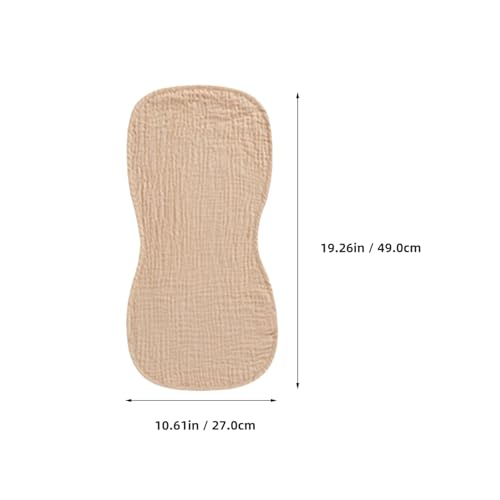 Lingettes éructation bébé gris blanc rose pour le repas - 2