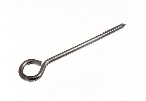 Lot of 200 Vine Eye Screw in 100Mm Bzp Zinc Plated Weatherproof Steel