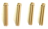 Lego Parts: Technic, Axle #3 with Stud (PACK of 4 - Dark Tan)