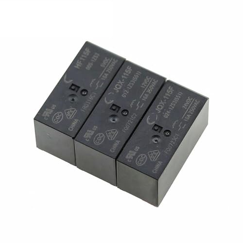Relés HF115F de 5V y 16A con 8 pines para un conjunto de conversiones eléctricas 2