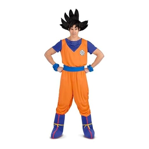 My Other Me - Disfraz para hombre adulto de Goku azul y naranja con camiseta, fajín, pantalón, cubrebotas y brazaletes talla L. Desata el poder del guerrero Saiyajin en cualquier evento. | Ya disponible en tu tienda friki favorita! En mundofriki.es! My Other Me - Disfraz para hombre adulto de Goku azul y naranja con camiseta, fajín, pantalón, cubrebotas y brazaletes talla L. Desata el poder del guerrero Saiyajin en cualquier evento. | Ya disponible en tu tienda friki favorita! En mundofriki.es!