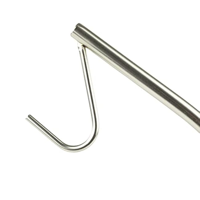 Spectrum Diversified Euro Banana Holder, Countertop Fruit Tree, Sturdy Steel Banana Hanger & Soft Pretzel Display for Home or Bar, Countertop Food Storage, Satin Nickel (42978)