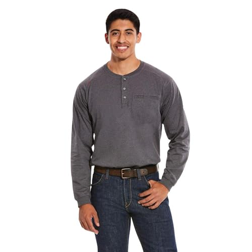 Ariat Men's Big and Tall Flame Resistant Air Henley