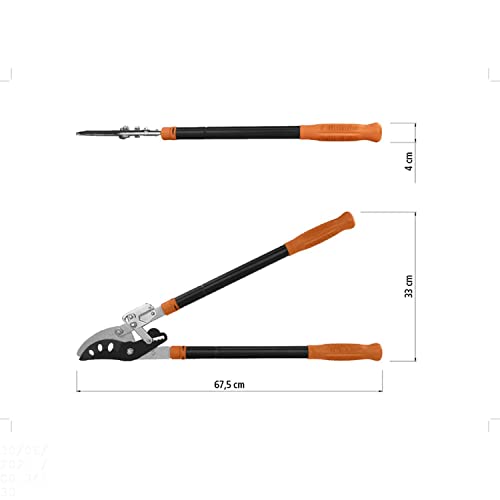 Tramontina Tesourão de Poda Tipo Bypass Cabo Extensível 46.5 a 78 cm
