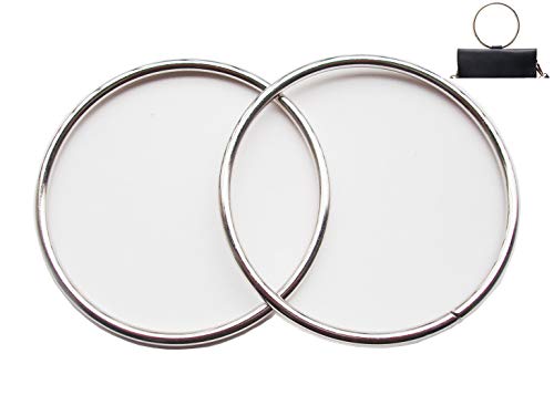 5Afashion 1 pair heavy duty replacement top handbags handle,shoulder handbags handle ring,cross body handbags handle (3.5