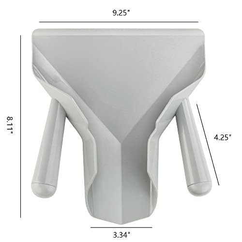 Hugelooy French Fry Bagger Scoop, Commercial Fry Bagger Scooper, Food French Fries Shovel Fry Scoop (Dual Handle) #TOP1