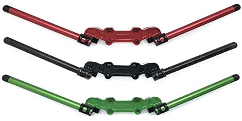 Lorababer Motorcycle Adjustable Handlebar Clip-On Fork Handlebar Separation Racer Handlebar For Kawasaki Ninja 650R 650L Er6F Er-6F 2006 2007 2008 2009 2010 2011 2012 2013 2014 2015 2016 (Red) #TOP4