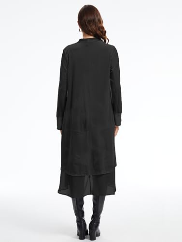 Beautiful Nomad Women's Long Sleeve Velvet Blazers Coat Casual Ruffled Asymmetric Cardigan Jackets3