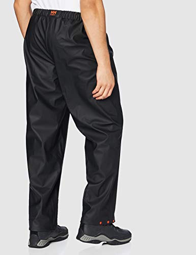 Image of Helly Hansen Workwear Gale Waterproof Rain Pants for Men, Elastic Waist | Snap Cuffs, Adjustable Fit Over Layers, Welded Seams, Machine Washable 40C, Waterproof Work Pants, For Fishing & Work