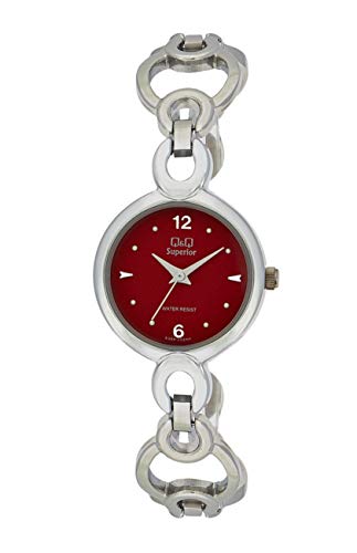Q&Q Analog Red Dial Womens Watch-S369-232NY (B08KHJNRCH) Amazon Price History, Amazon Price Tracker