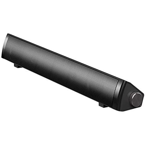 XIXIDIAN コンピュータースピーカー、有線コンピュータサウンドバー、USB電源PCスピーカー コンピューター、デスクトップ、ラップトップ用(カラー:ブラック)