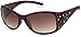 Produktbild styleBREAKER Sonnenbrille mit Strasssteine und Verlaufstönung, Schmetterlingsform, Damen 09020055, Farbe:Gestell Braun/Glas Braun Verlaufsglas