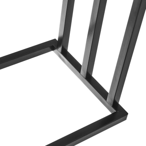 Miniatura 8 de Lolahome - Toallero De Pie Múltiple Negro De Metal 45x21x84 Cm Con 3 Brazos Para Un Juego Completo De Toallas. Funcional Y Estético, No Requiere Agujeros En La Pared. Ideal Para Decorar Tu Baño.