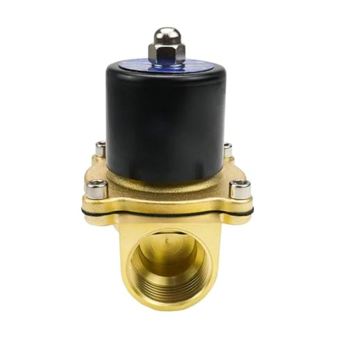 Électrovanne en laiton 220VAC NBR 3/8 pouce normalement fermée pour eau et gaz