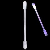 Spinning Rotating Pen, Flash Glow Pen Rotating LED Light Fidget Pen Spinner Pen Ballpoint Pens for Student Entertainment(B)