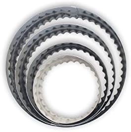 Nordic Ware Biscuit Round Cutters, 4-Piece, Stainless Steel