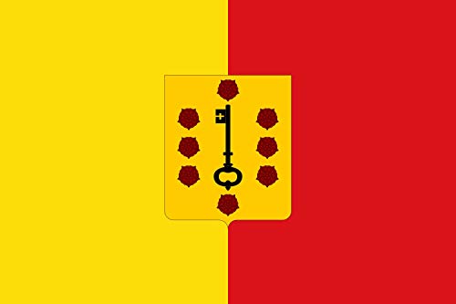 Drapeau XL Comines Warneton anti-effilochage grand format paysage - 2