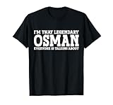 Osman Gifts Osman Tee Men Name Birthday Gifts