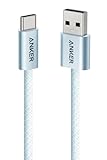 Anker Zolo USB-C & USB-A ケーブル 1.0m ブルー USB-IF認証 高耐久ナイロン素材採用 iPhone 17 / 16 / 15 / Galaxy Google Pixel 各種対応
