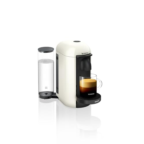 Nespresso Machine à Café Krups Vertuo Plus Blanc Ivoire...
